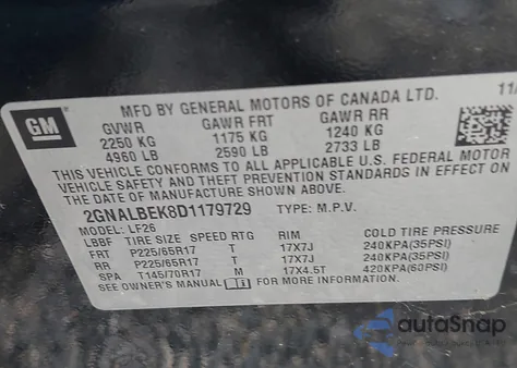 2013 Chevrolet Equinox Ls from USA, damaged, VIN 2GNALBEK8D1179729